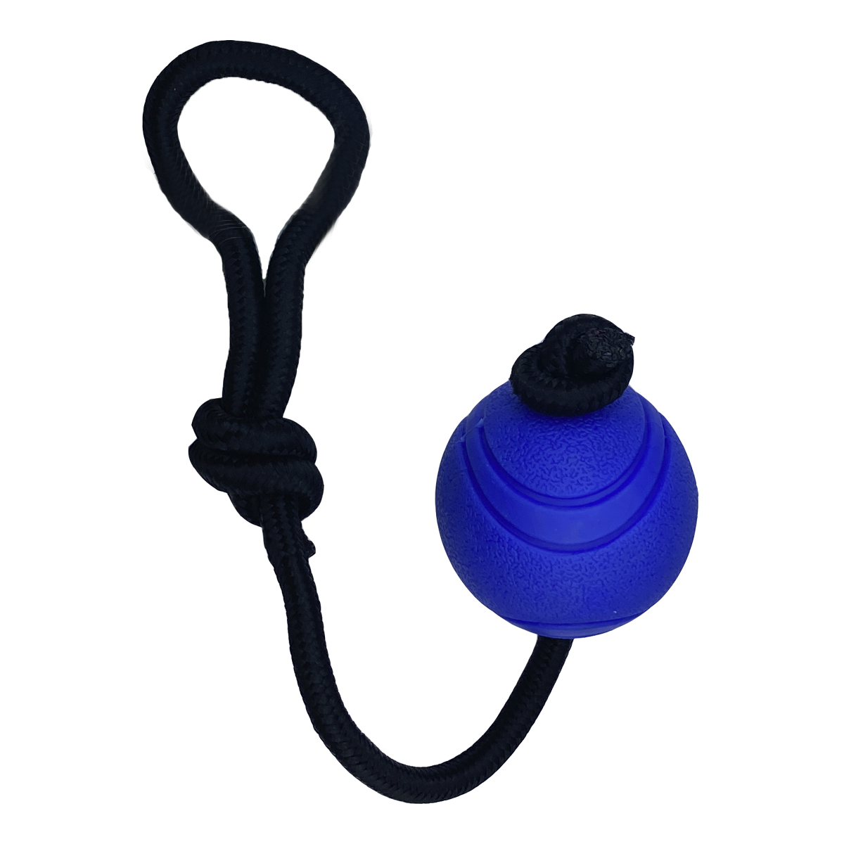 Игрушка Nunbell Мяч литой 6 см, на веревке с узлом, M