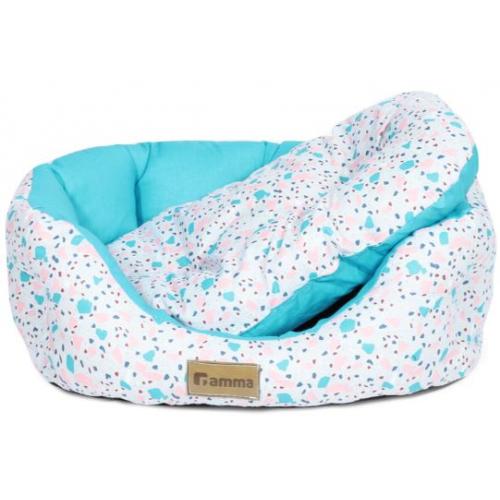 Лежанка Гамма Аттика овальная М, 60х48х20см
