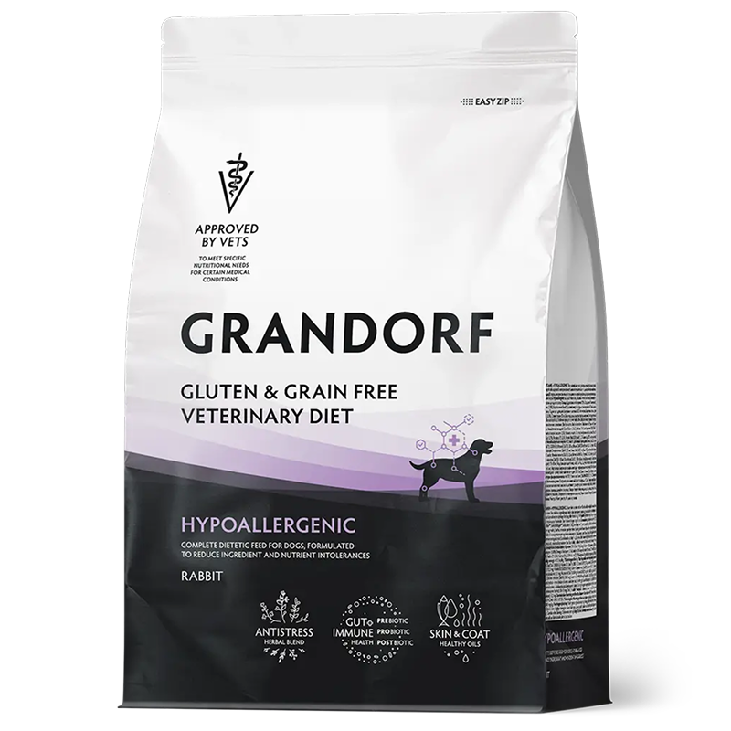Grandorf Veterinary Diet Dog Hypoallergenic 1кг для Собак с пищевой аллергией или непереносимостью
