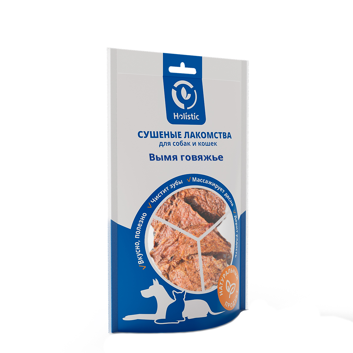 Лакомство Holistic (МХ) Вымя Говяжье 50г