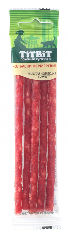 Лакомство TiTBiT Колбаски Фермерские для Кошек