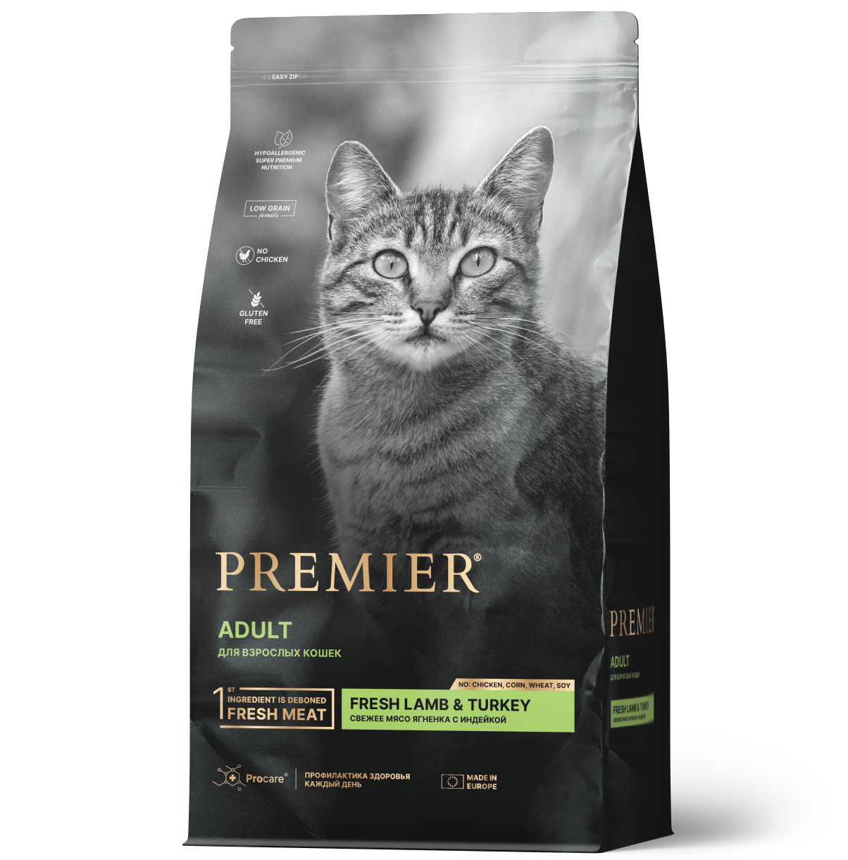Premier Cat Adult Lamb&Turkey 400г