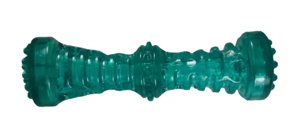 Игрушка Nunbell Гантель двойная 18см, термопластическая резина