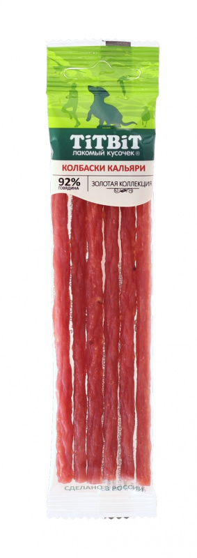 Лакомство TiTBiT Колбаски Кальяри для Собак 20г