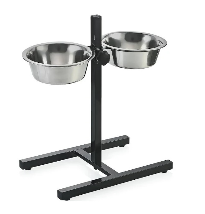 Комплект Nunbell, стойка напольная с мисками 2х1,6л