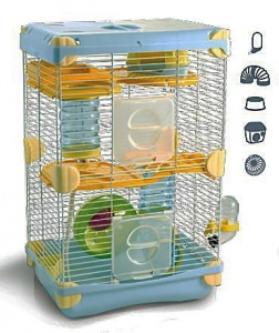 Клетка Triol 4050 Парк Приключений, 27,5х20,5х42,5см для Грызунов