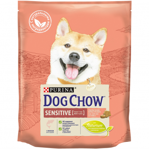 Dog Chow Взрослые 800г Лосось (Чувствительные)