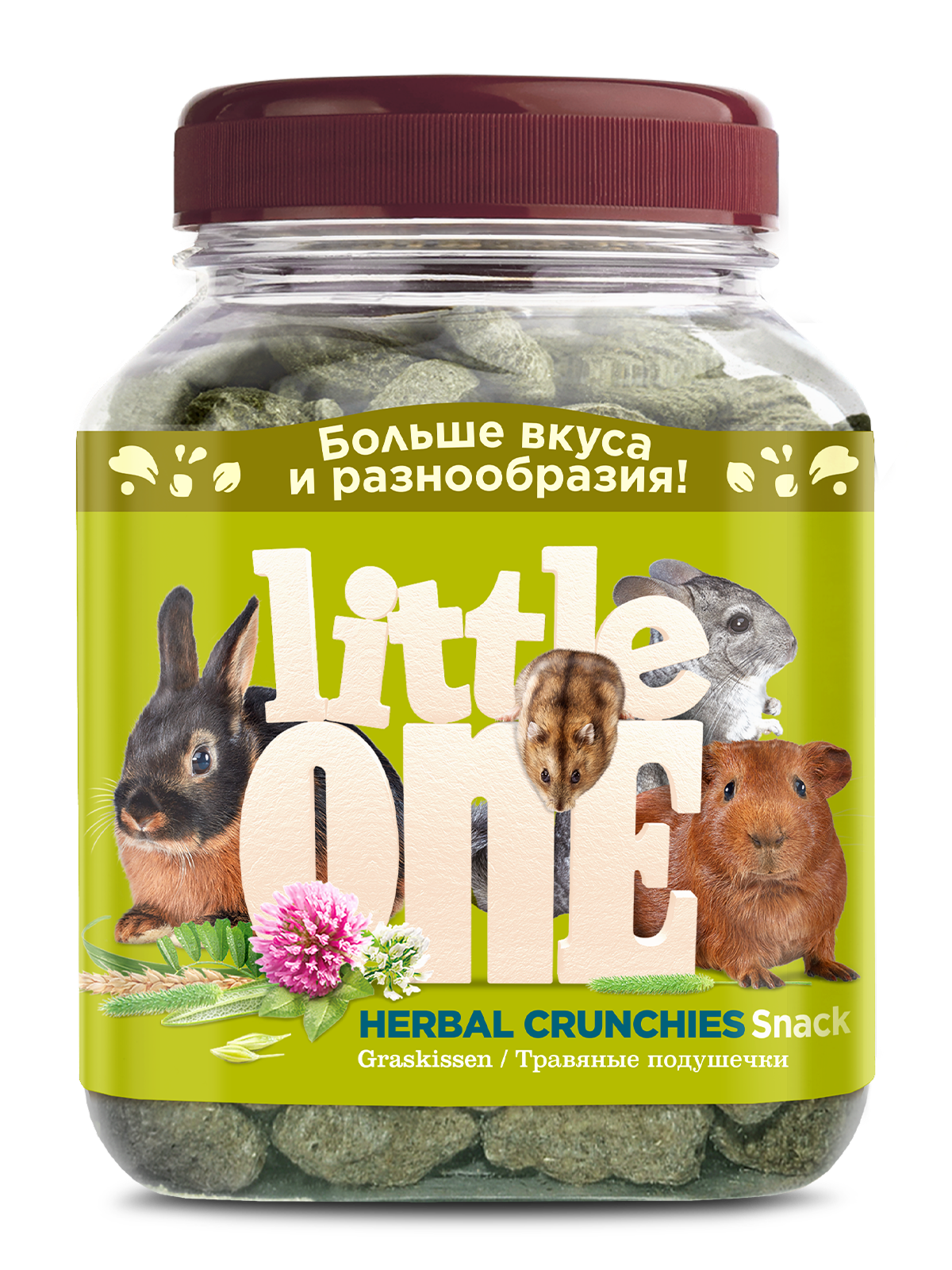 Лакомство Little One Травяные Подушечки для Грызунов