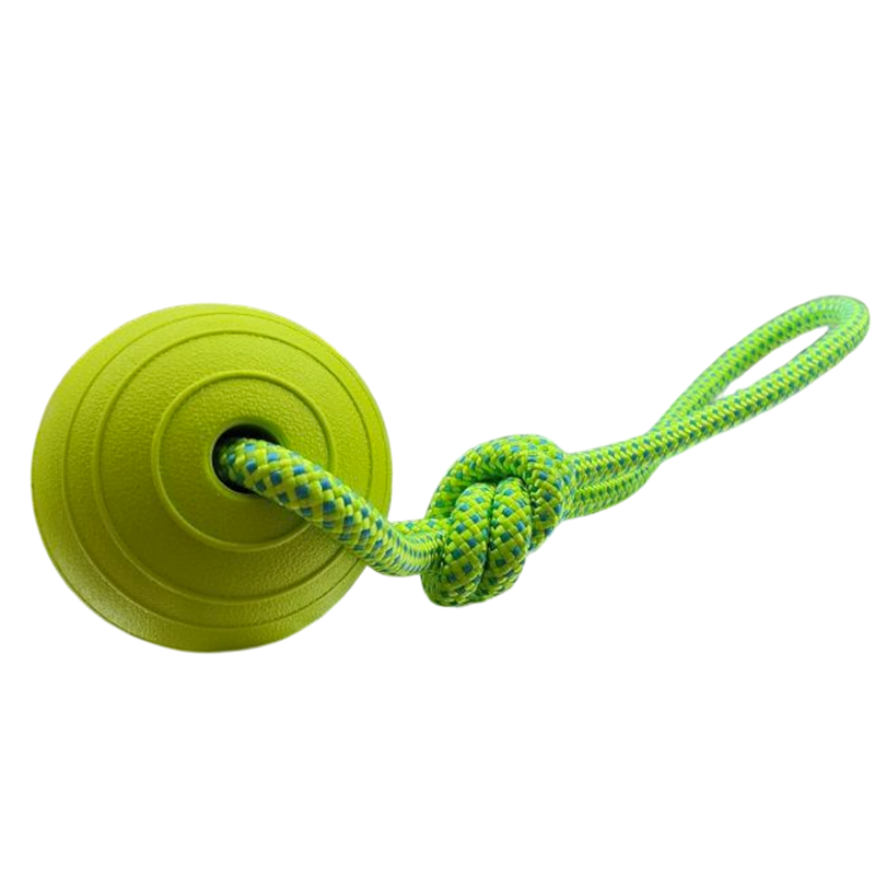 Игрушка TopPet Мяч Тренировочный с Канатом Средний для Собак, 8 см