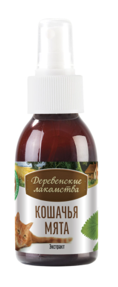 Деревенские Лакомства  Кошачья Мята Экстракт-Спрей 100мл