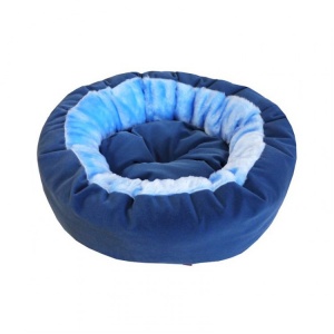 Лежанка ЗЭ Пухлик круглый меб ткань с мехом д=43