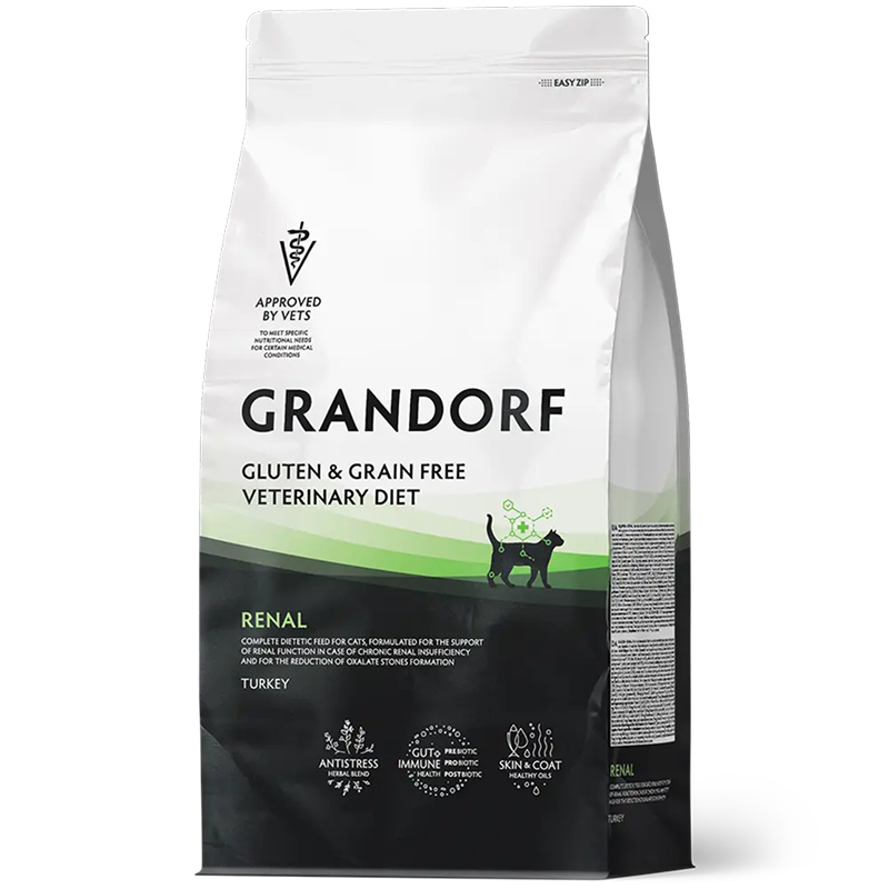 Grandorf Veterinary Diet Cat Renal 400г для Кошек, для поддержки функции почек при ХБН