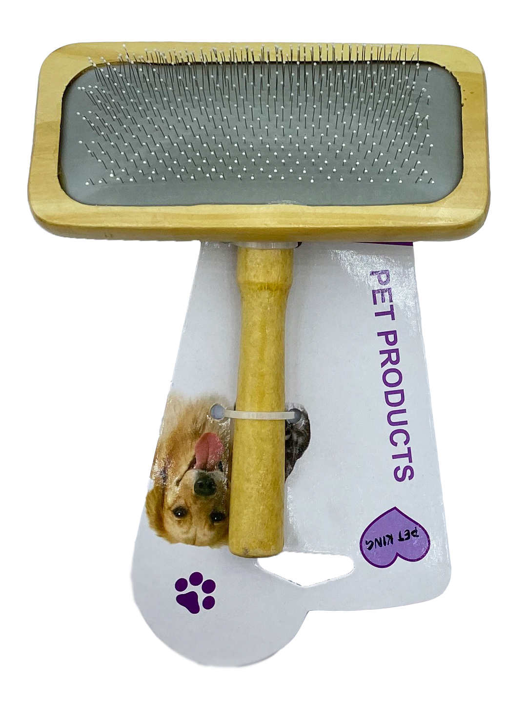 Пуходерка Деревянная с каплей большая