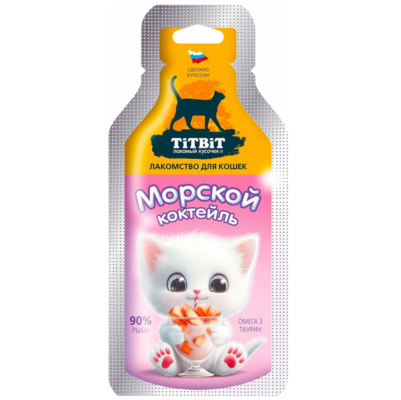 Лакомство Морской коктейль для Кошек 15г