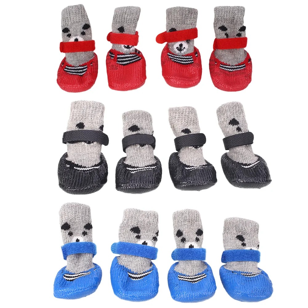 Носки для Собак Nunbell прорезиненные защитные Черные S (3,4х4,5см)