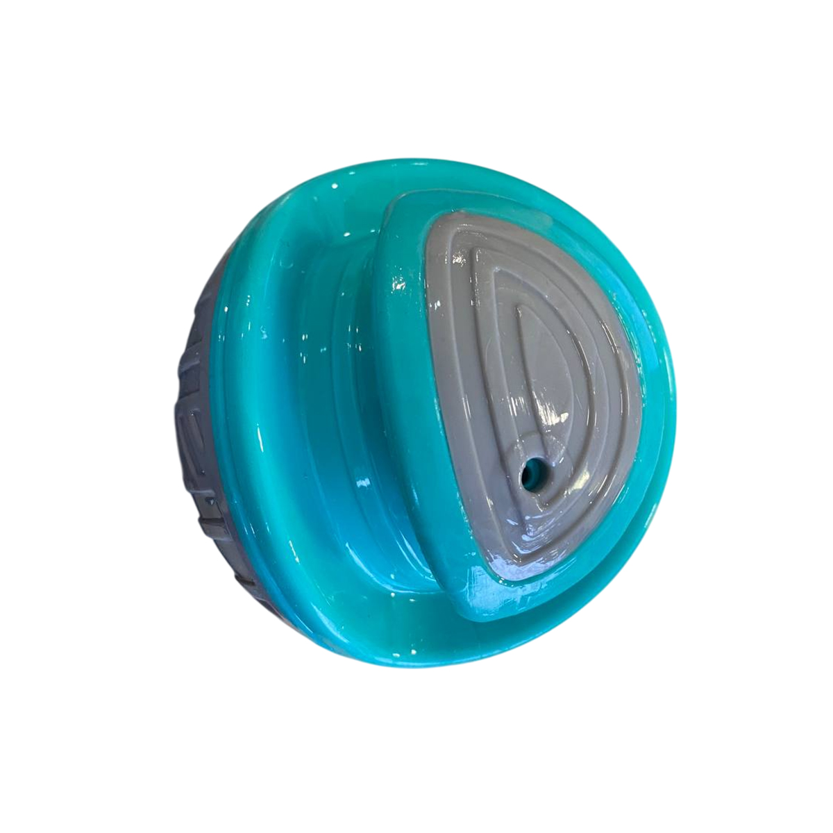 Игрушка TopPet Мяч с выемками, пищалкой TPR резина, 10см