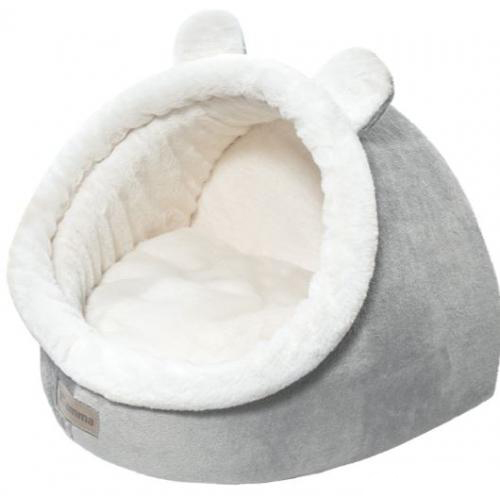 Домик-лежанка Гамма Медвежонок, серый (45х37х44см)