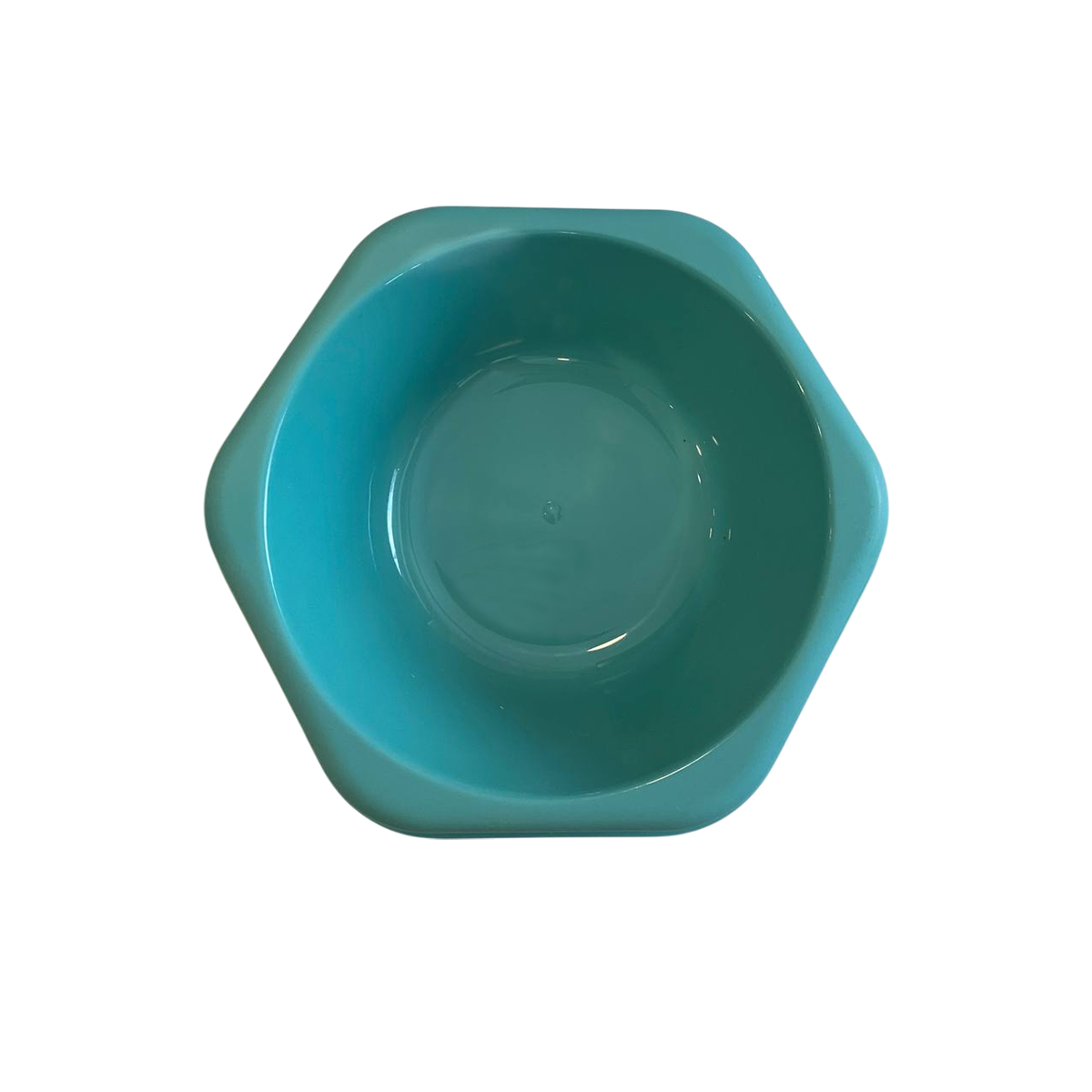 Миска TopPet 20-06 пластик, шестиугольная, 450 мл