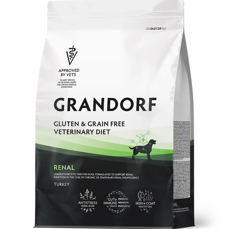 Grandorf Veterinary Diet Dog Renal 1кг для Собак, для поддержания функций почек при ХБН