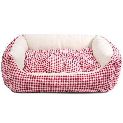 Лежанка Гамма Кантри макси Красная, 52х45х17см