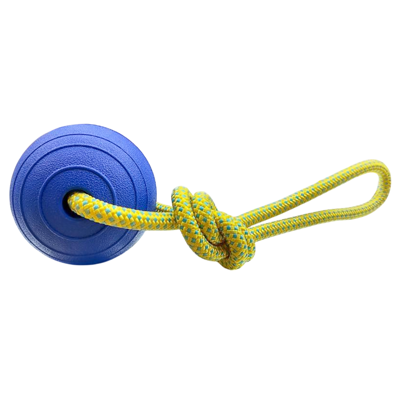 Игрушка TopPet Мяч Тренировочный с Канатом Средний для Собак, 8 см