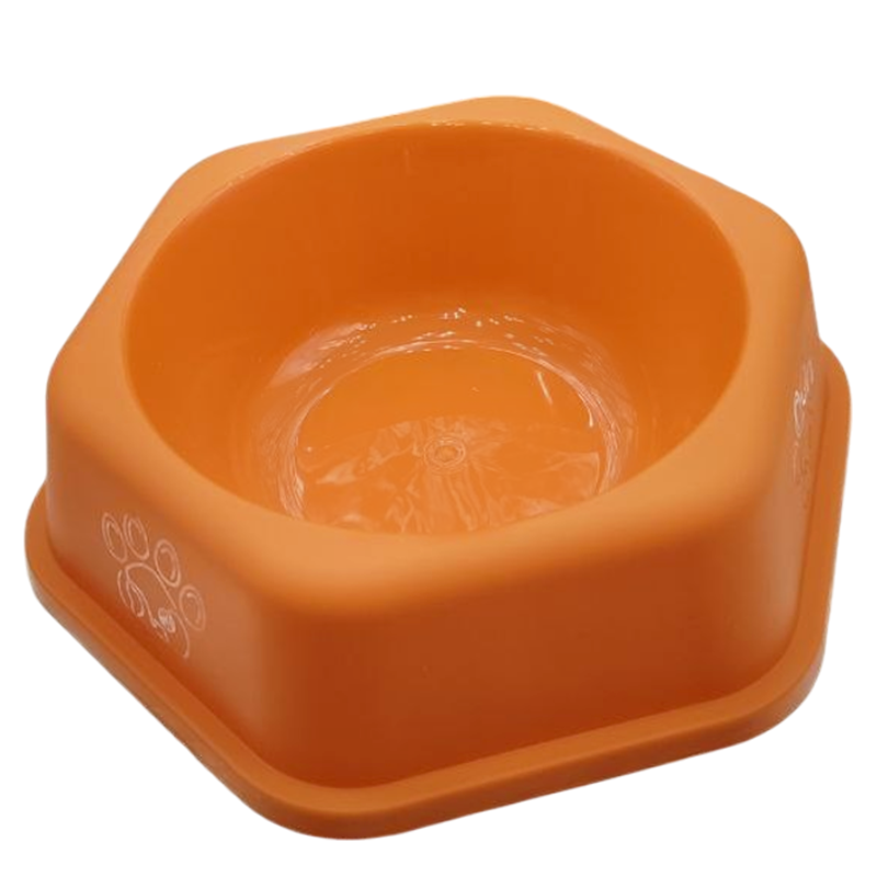 Миска TopPet 20-05 пластик, шестиугольная, 250 мл