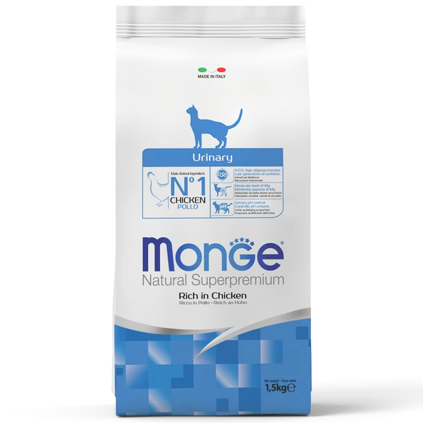 Monge Cat Urinary для Кошек профилактика МКБ 1,5кг c Курицей