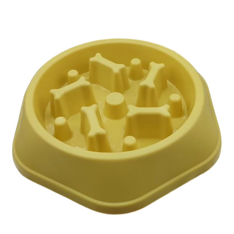 Миска TopPet 20-08 пластик, для медленного поедания корма, косточки, 400 мл