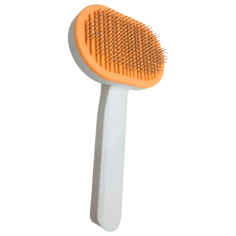 Пуходерка TopPet Kitty с самоочисткой, овальная 10 см