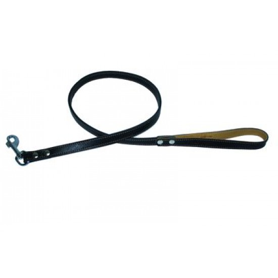 Поводок Collar одинарный непрошитый 8мм*122см Черный