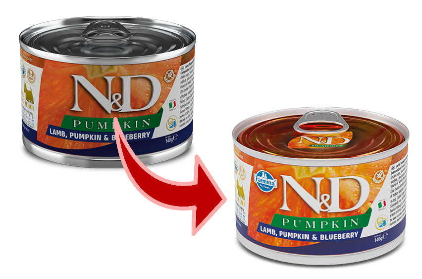 конс. Farmina Dog Mini Adult Беззерновой с Ягненком, Тыквой и Черникой 140г