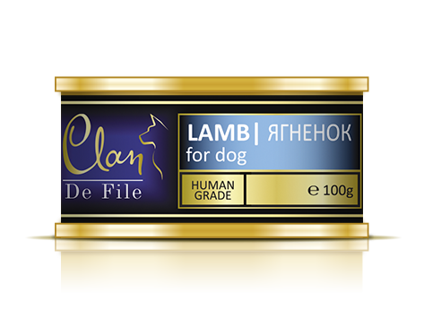 конс. Clan De File 100г с Ягненком для Собак