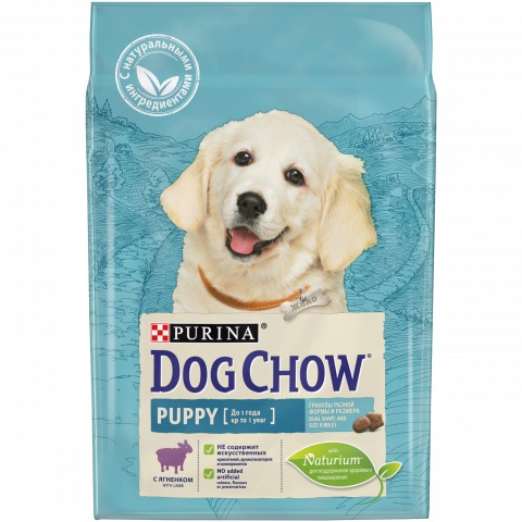 Dog Chow Щенки 2.5кг Ягненок
