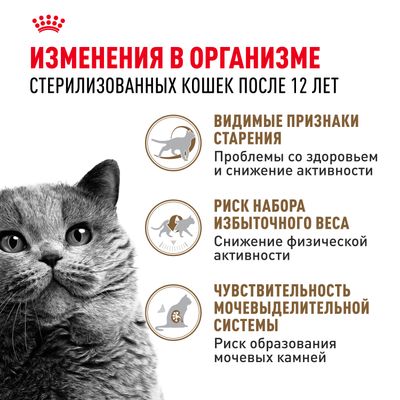 Royal Canin STERILISED +12 2кг