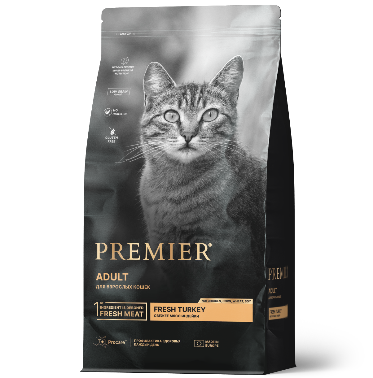 Premier Cat Adult Turkey 400г