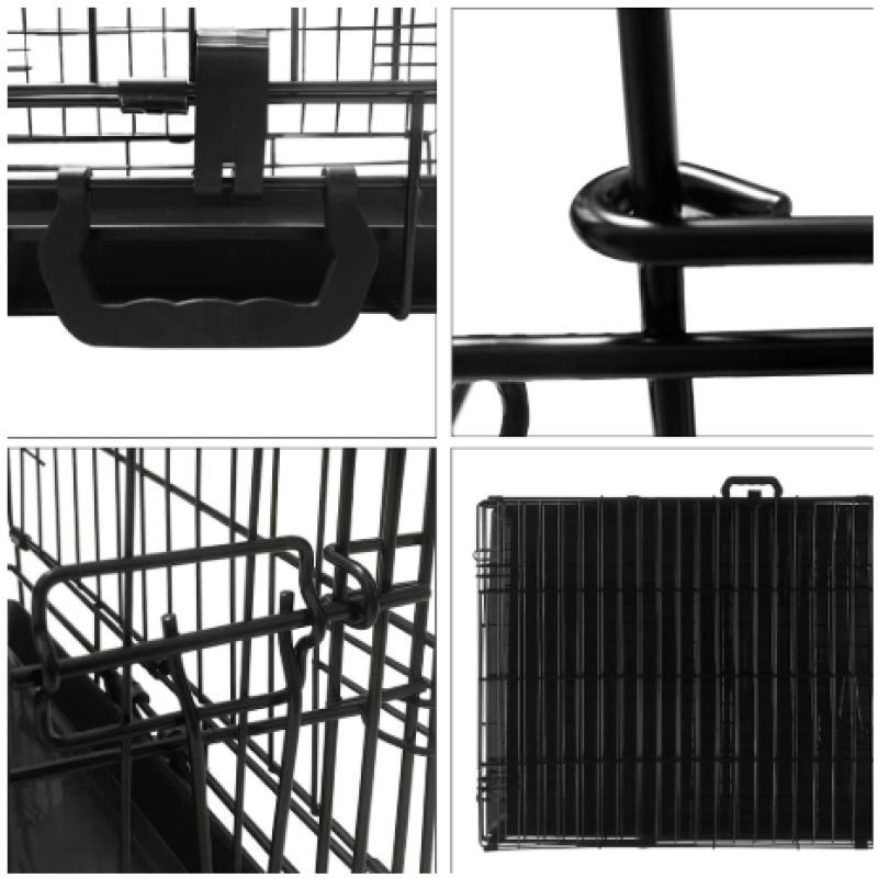 Клетка TopPet-4 (90x59x63) с Дверцей черная для животных