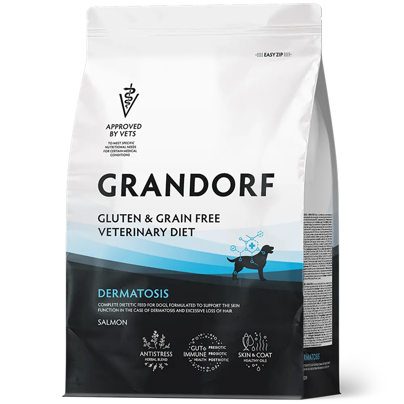 Grandorf Veterinary Diet Dog Dermatosis 3кг для Собак с заболеваниями кожи