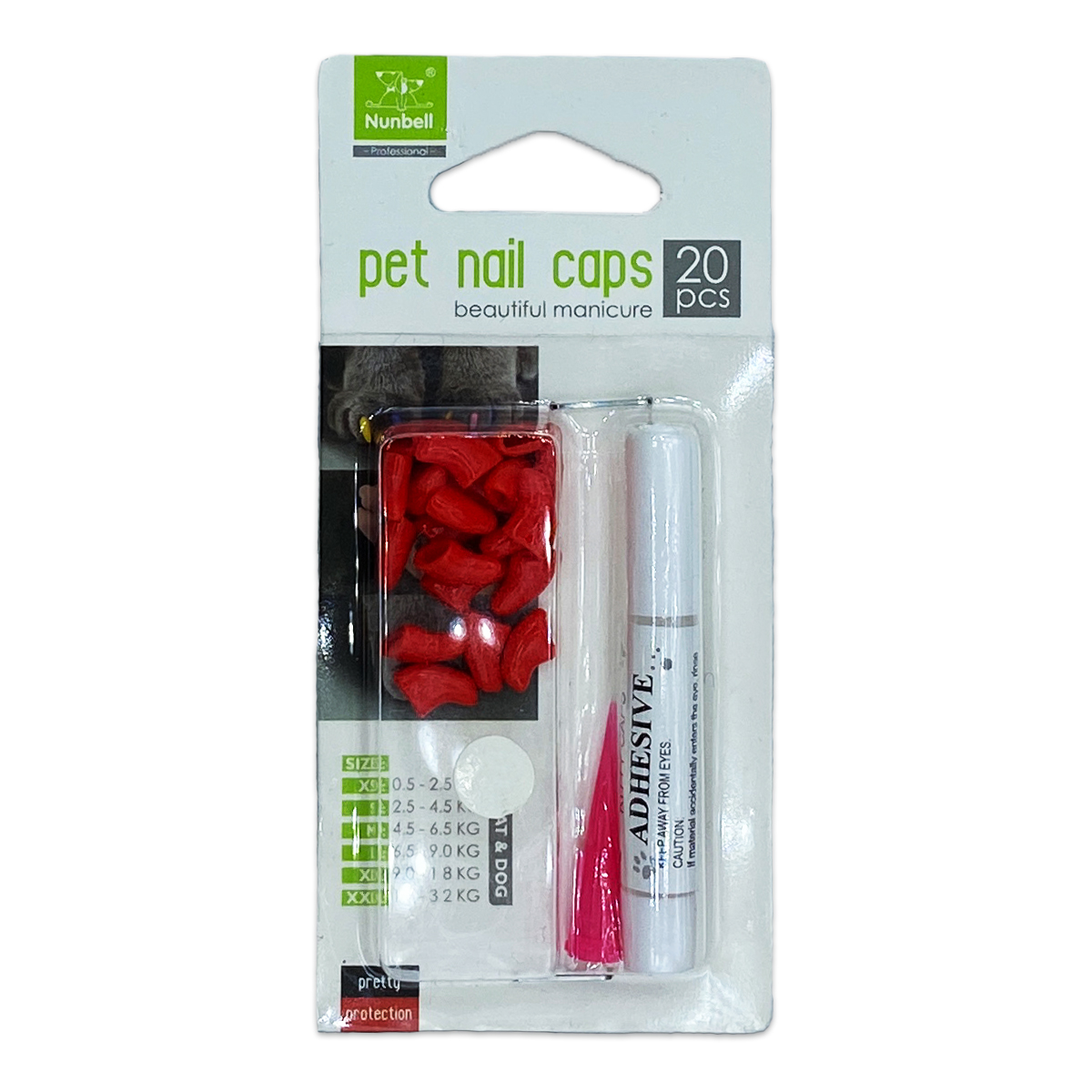 Когти Nunbell Накладные для Кошек M (20шт)