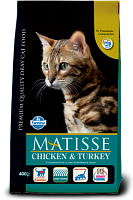 MATISSE Chicken&Turkey для Кошек,  400г