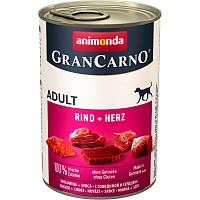 Animonda GranCarno Adult 400г c Говядиной и Сердцем для Взрослых Собак