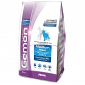 Gemon Dog  3кг для Собак Средних пород Тунец с рисом
