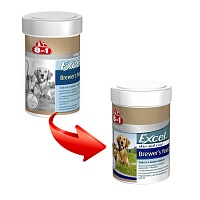 Витамины 8in1 Excel Brewer's (260таб) для Собак и Кошек