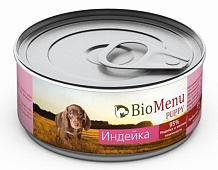 BioMenu Puppy 100г с Индейкой для Щенков  