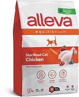 Alleva Equilibrium Sterilized Cat 1,5кг с Курицей