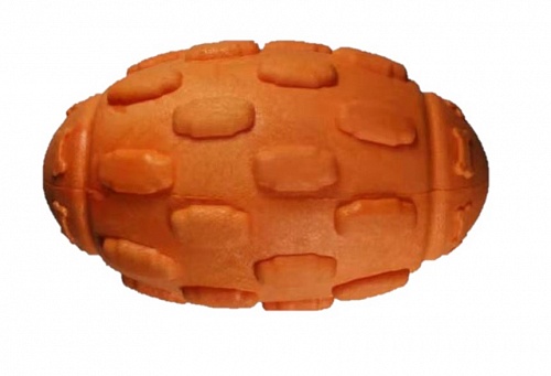 Игрушка Nunbell Мяч регби с пищалкой, термопластическая резина