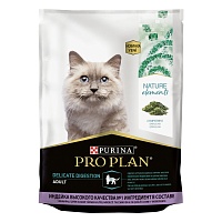Сухой корм PRO PLAN Nature Elements для кошек с чувствительным пищеварением, с индейкой, 200г
