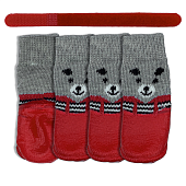 Носки для Собак Nunbell прорезиненные защитные Красные L (4,3х6,8см)