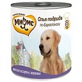 консерва Мнямс 600г Олья Подрида по-Барселонски (мясное ассорти с морковью) для Собак