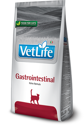 Farmina Vet Life Cat Gastrointestinal при заболеваниях ЖКТ  400г