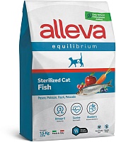 Alleva Equilibrium Sterilized Cat 1,5кг с Рыбой